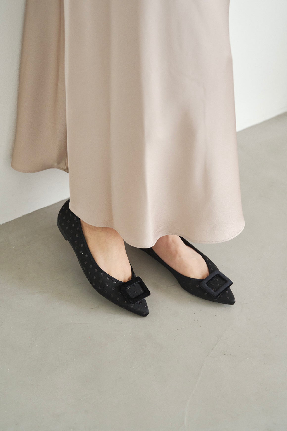 ロッタです♪ ロッタデザイン ポインテッドフラットバレエ made in japan｜LOTTADESIGN.