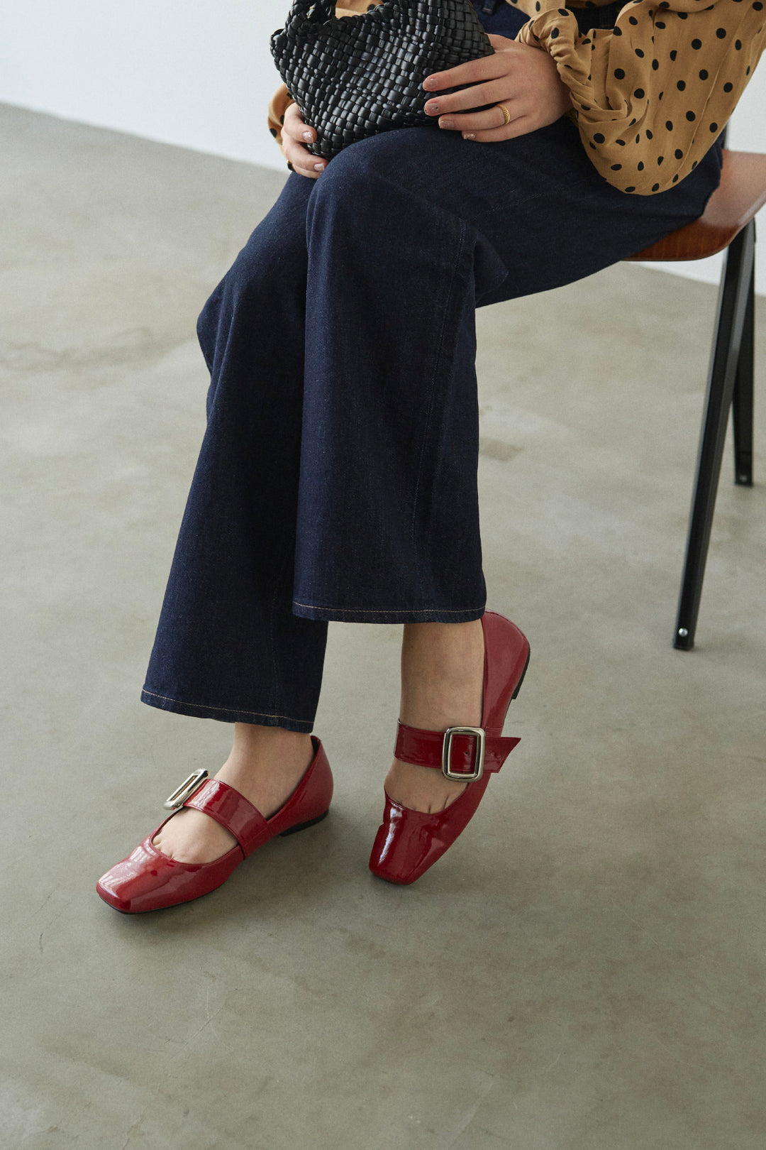 LOTTADESIGN バレエシューズ ‐エナメル素材 – LOTTADESIGN.