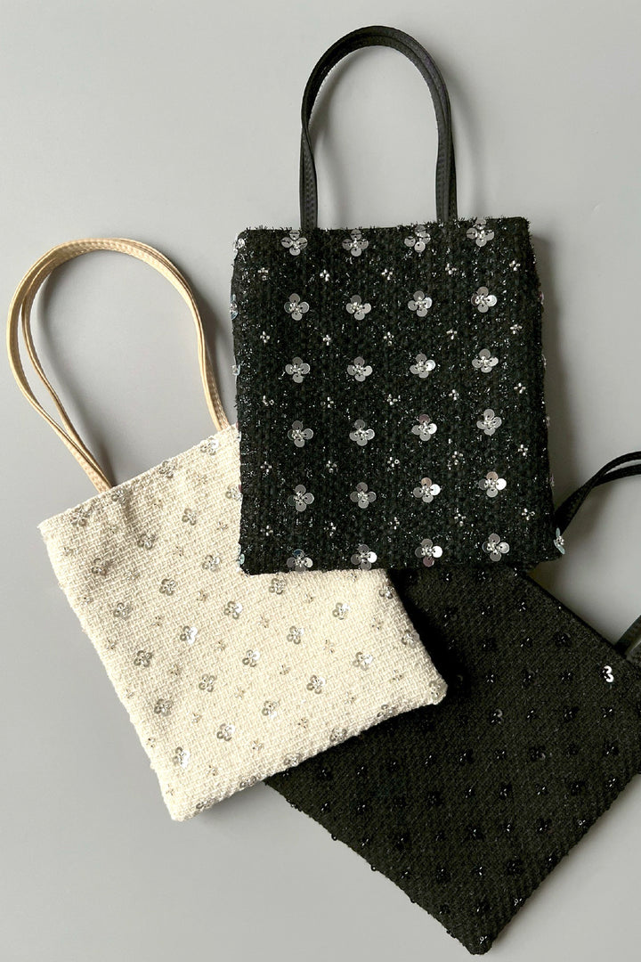 【CARRETTE】Bloom Tweed Mini Bag
