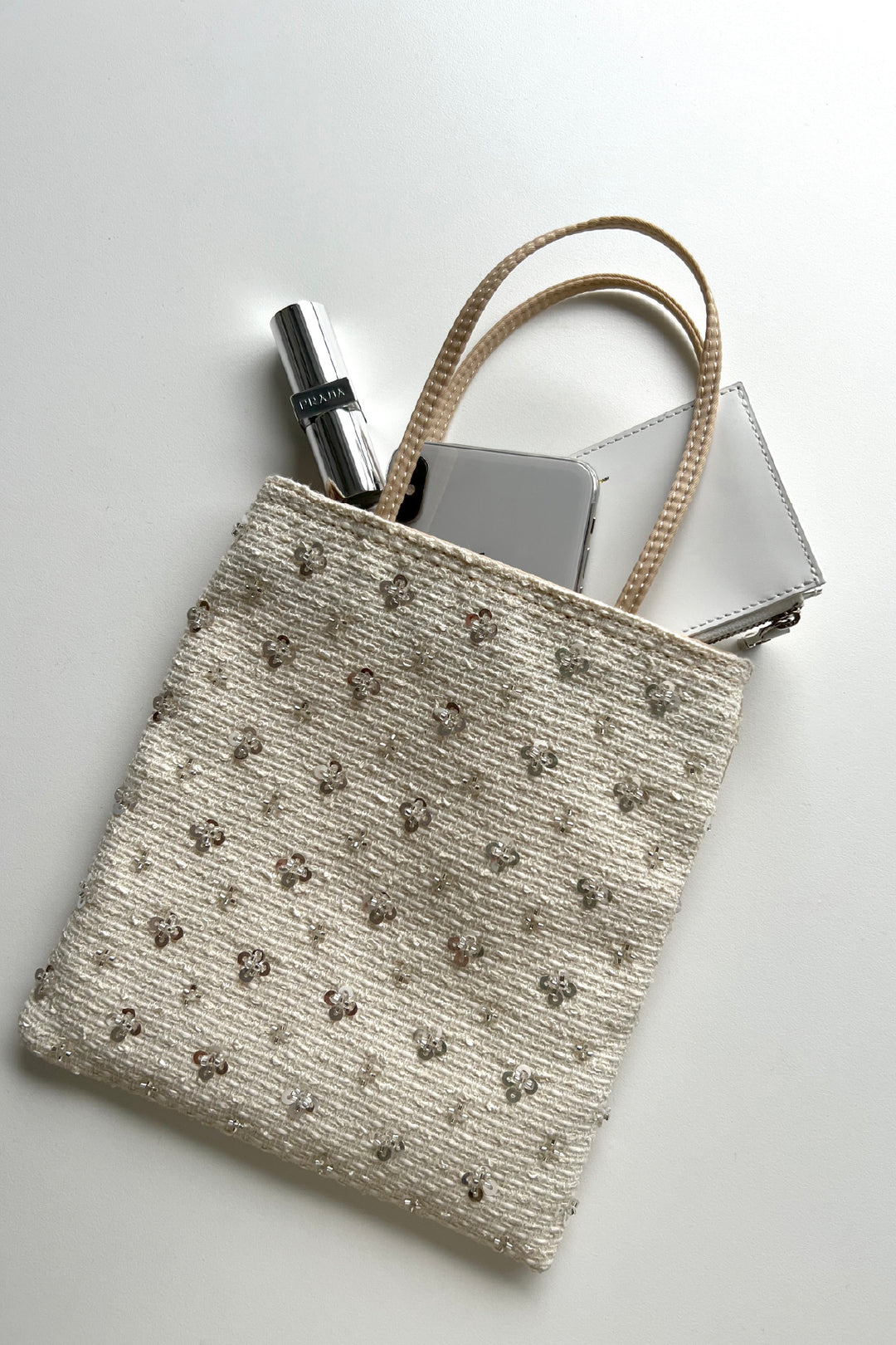 【CARRETTE】Bloom Tweed Mini Bag