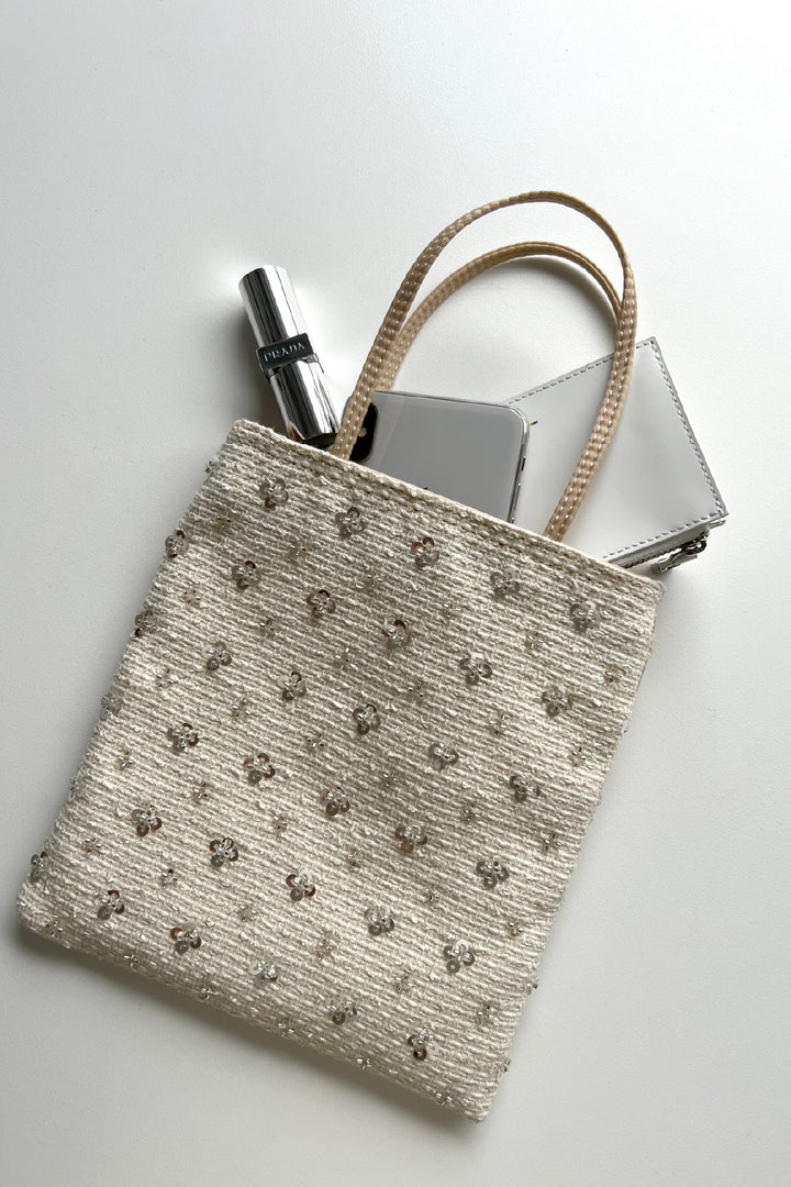 【CARRETTE】Bloom Tweed Mini Bag