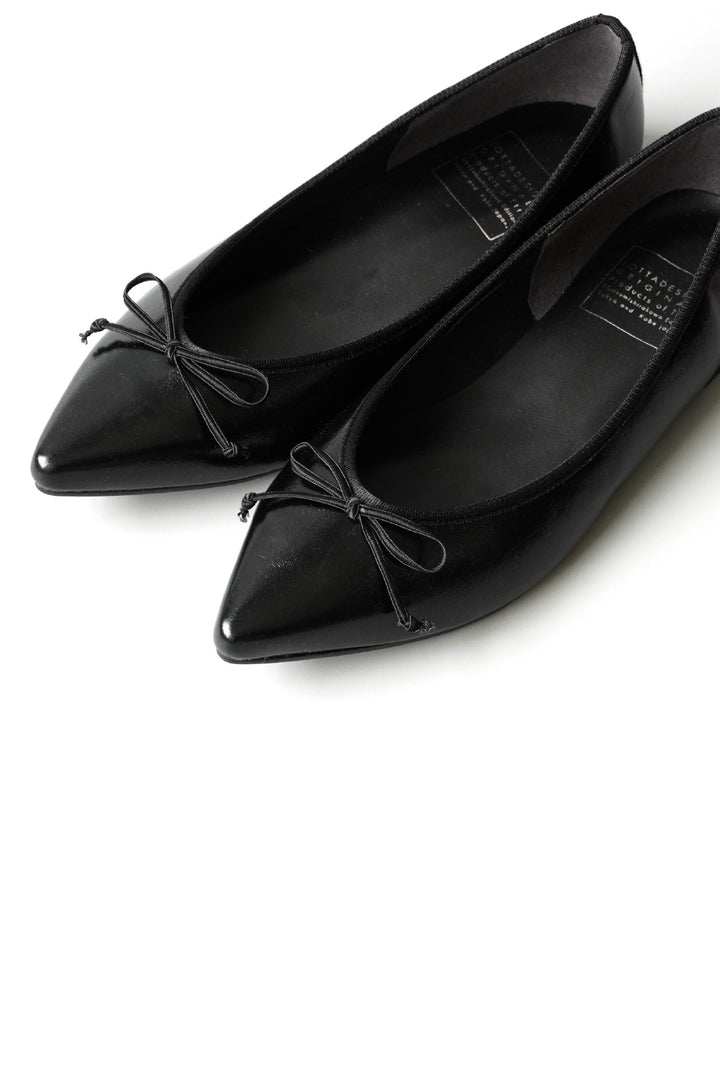 【CLOUDY】Ribbon Ballet Pointed All-Weather Flats (Made-to-Order)