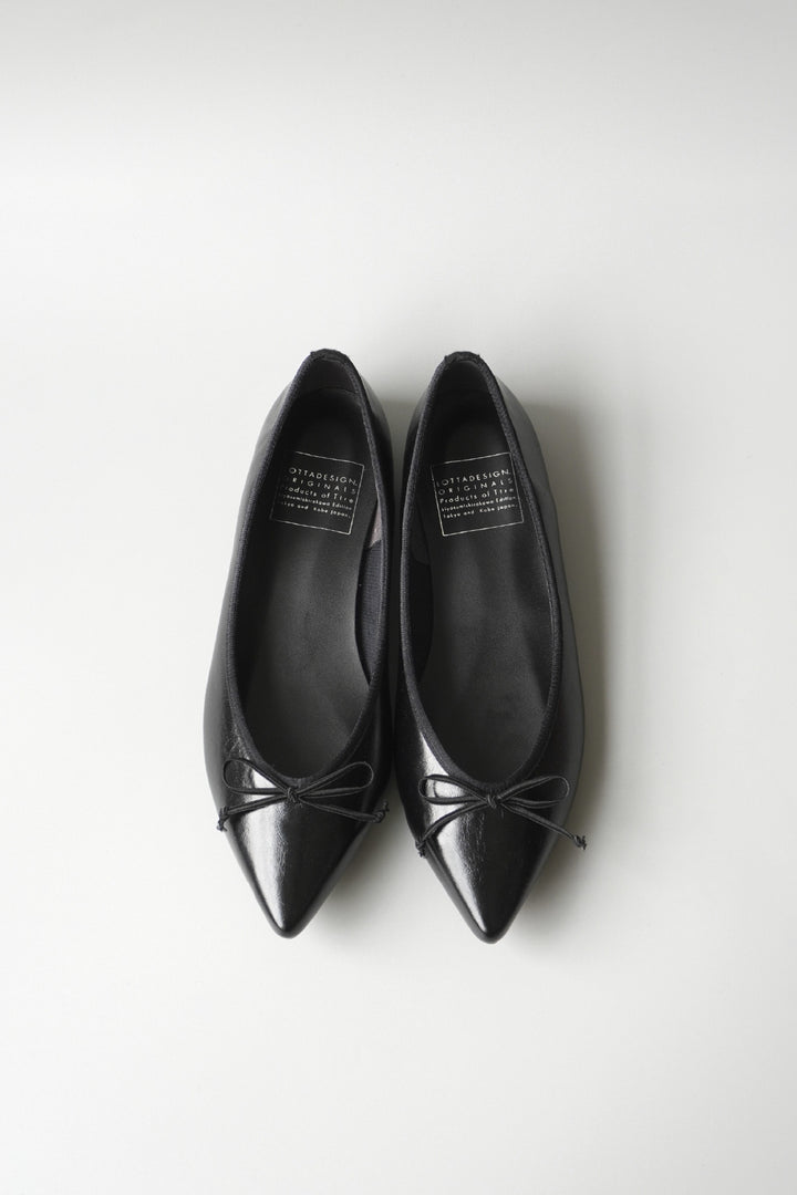 【CLOUDY】Ribbon Ballet Pointed All-Weather Flats (Made-to-Order)