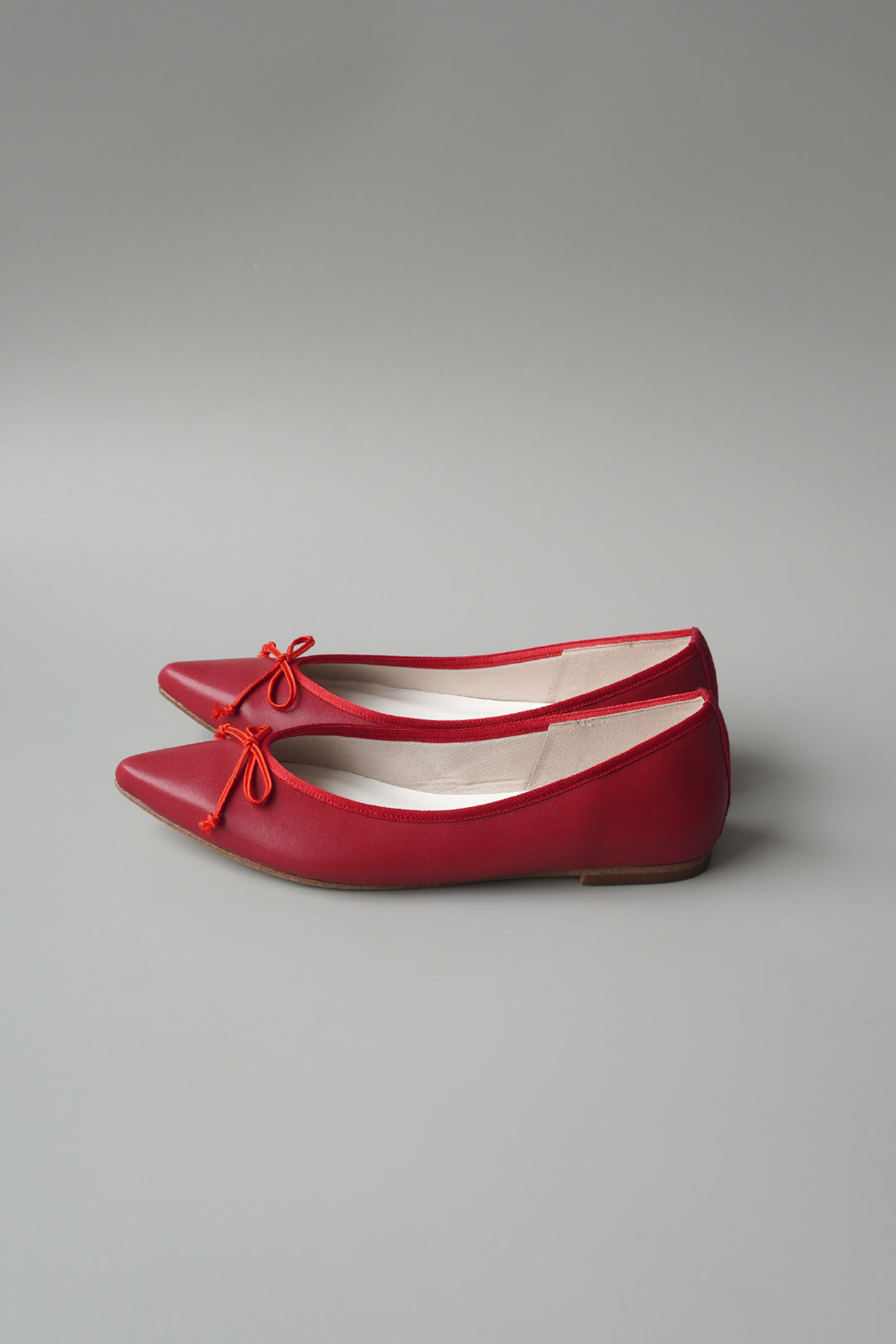 【CLOUDY】Ribbon Ballet Pointed All-Weather Flats (Made-to-Order)