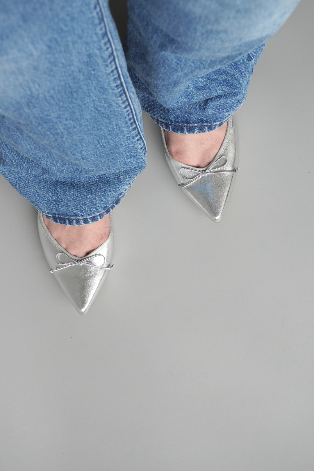 【CLOUDY】Ribbon Ballet Pointed All-Weather Flats (Made-to-Order)