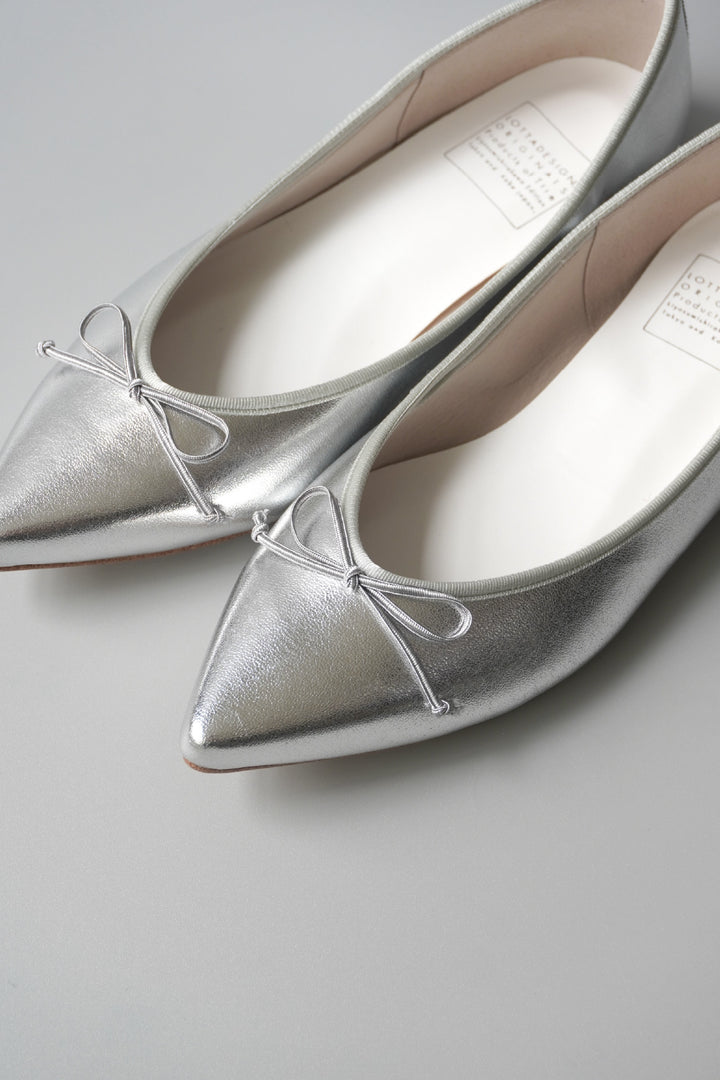 【CLOUDY】Ribbon Ballet Pointed All-Weather Flats (Made-to-Order)