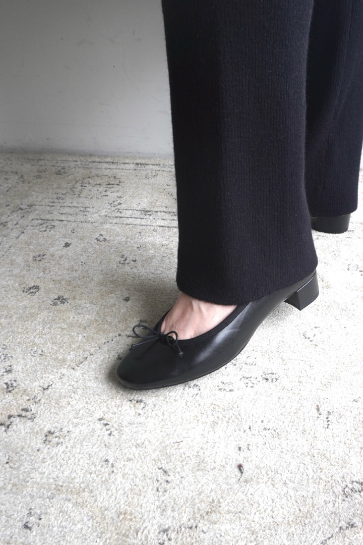 [LOEN] 3cm Drawstring Ballet Flats for All Weather (Made to Order)