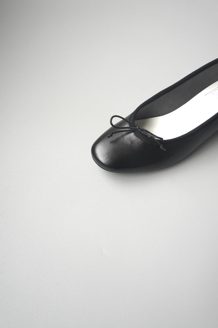 [LOEN] 3cm Drawstring Ballet Flats for All Weather (Made to Order)