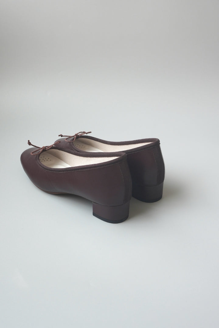 [LOEN] 3cm Drawstring Ballet Flats for All Weather (Made to Order)