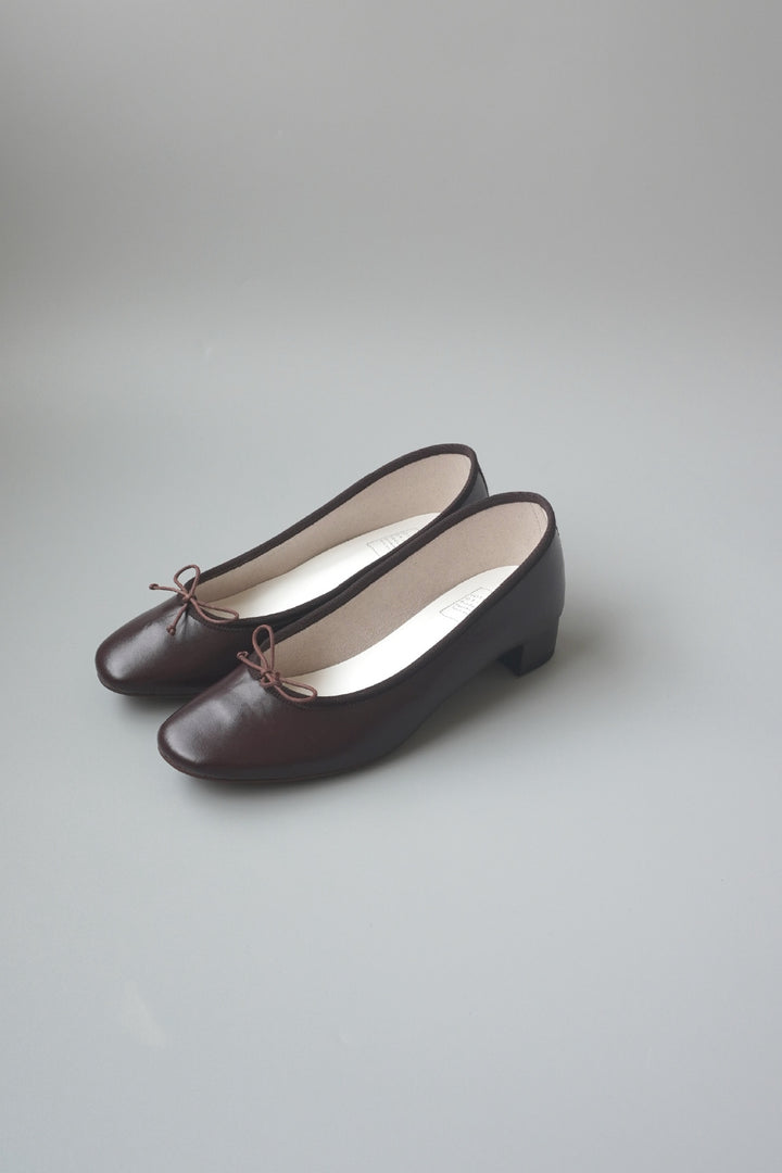 [LOEN] 3cm Drawstring Ballet Flats for All Weather (Made to Order)