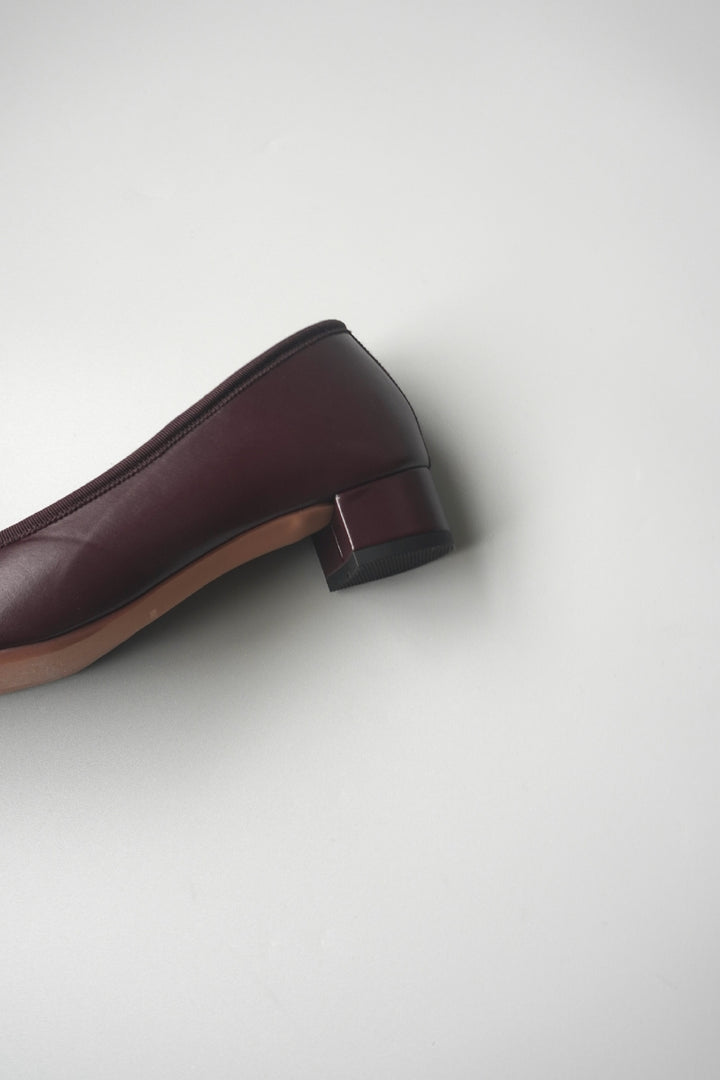 [LOEN] 3cm Drawstring Ballet Flats for All Weather (Made to Order)