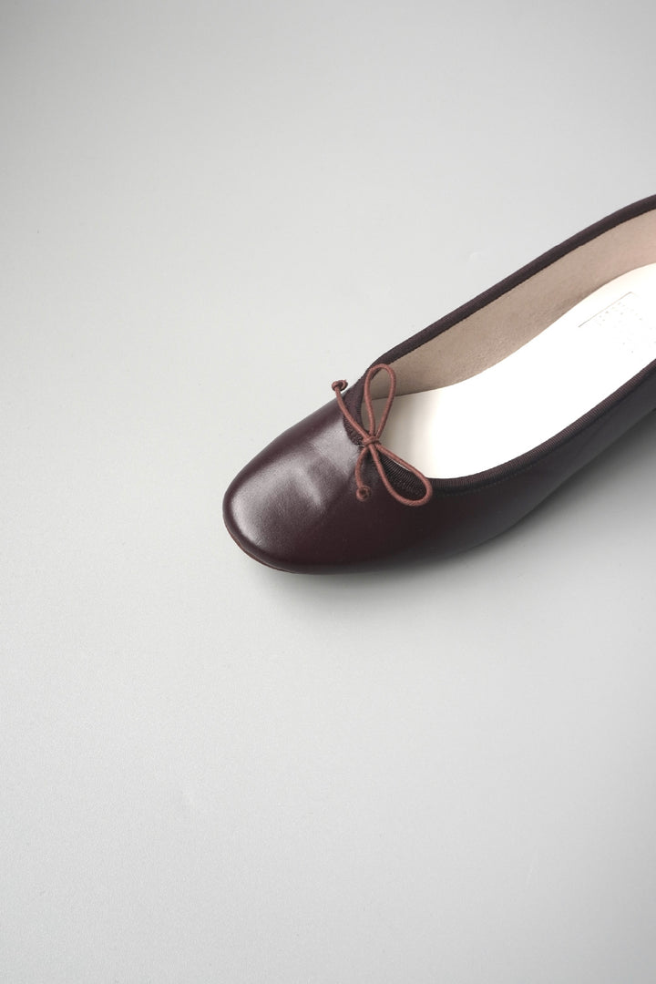 [LOEN] 3cm Drawstring Ballet Flats for All Weather (Made to Order)