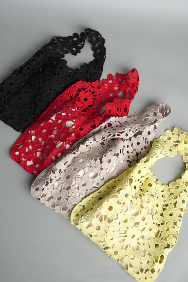 Lacy shoulder bag
