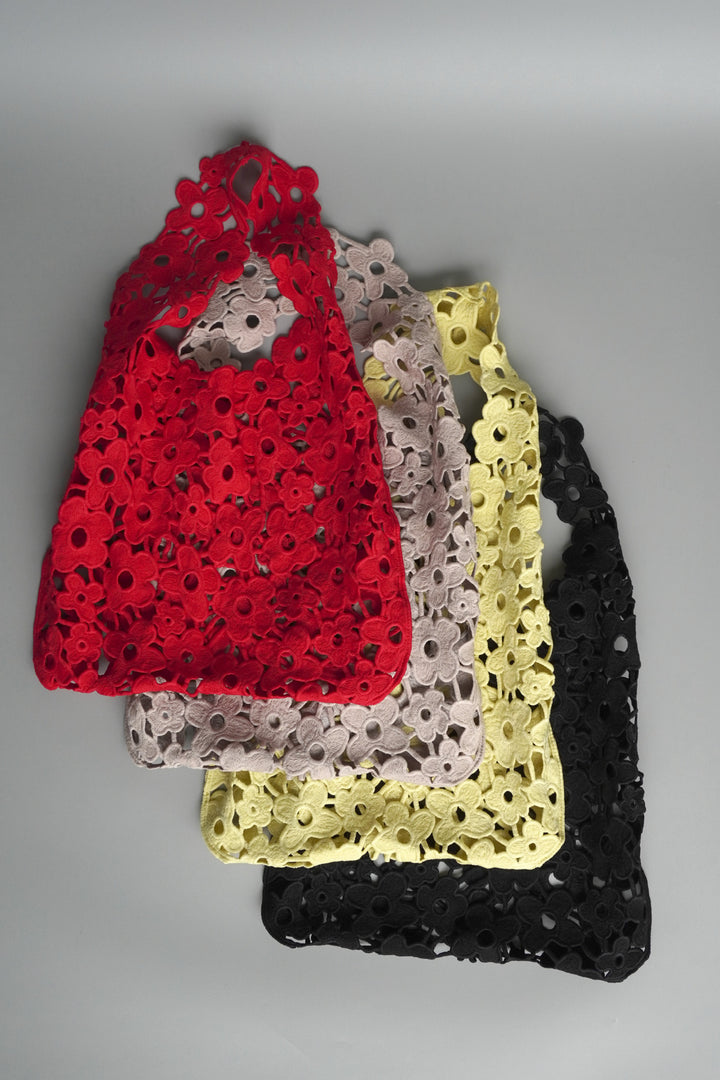Lacy shoulder bag