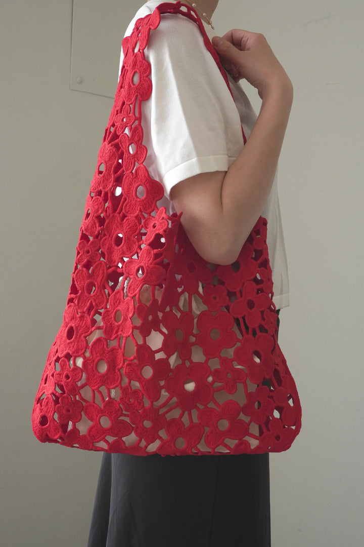 Lacy shoulder bag