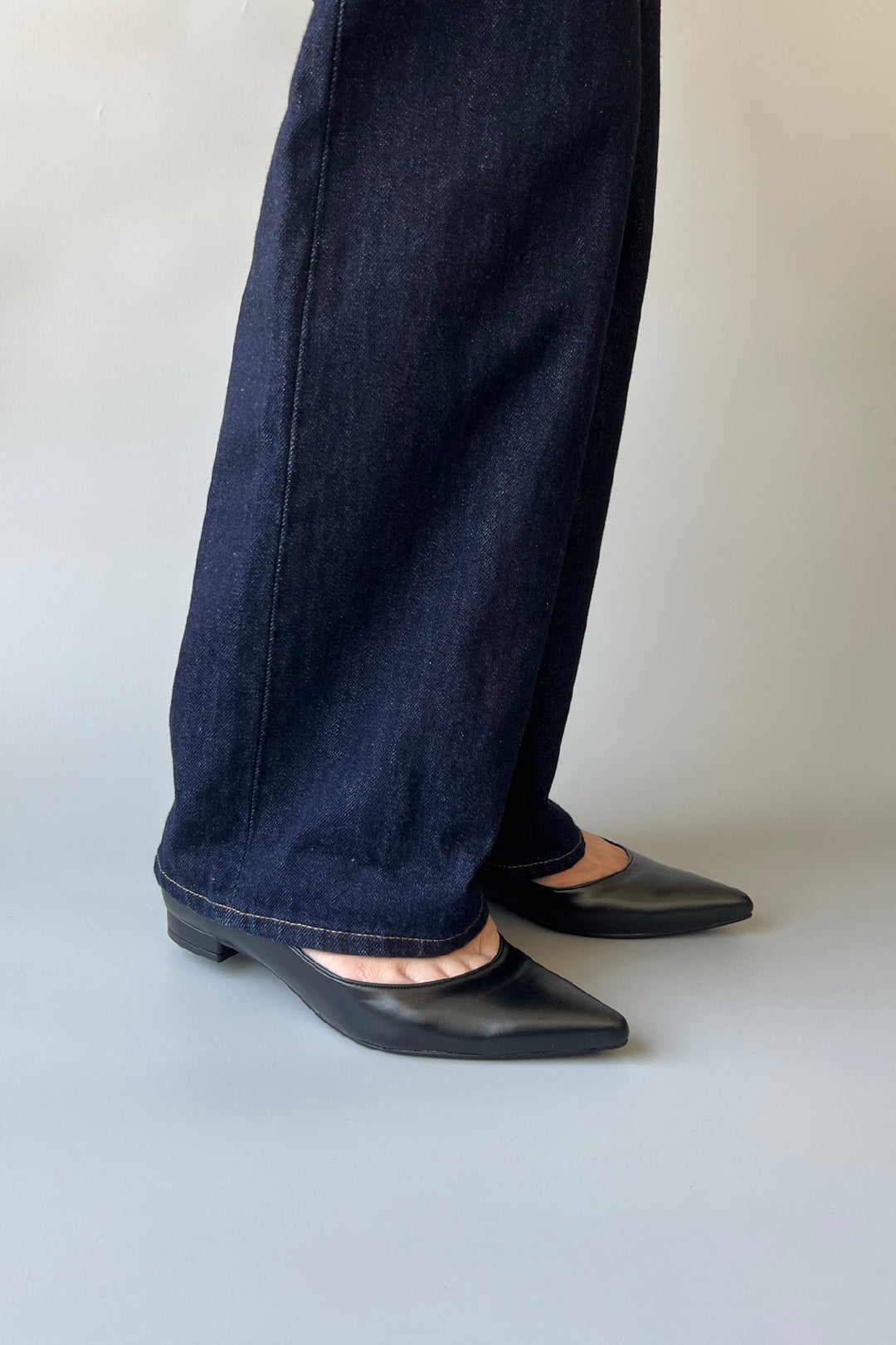 ロッタです♪ ロッタデザイン フラットパンプス ポインテッドトゥ made in