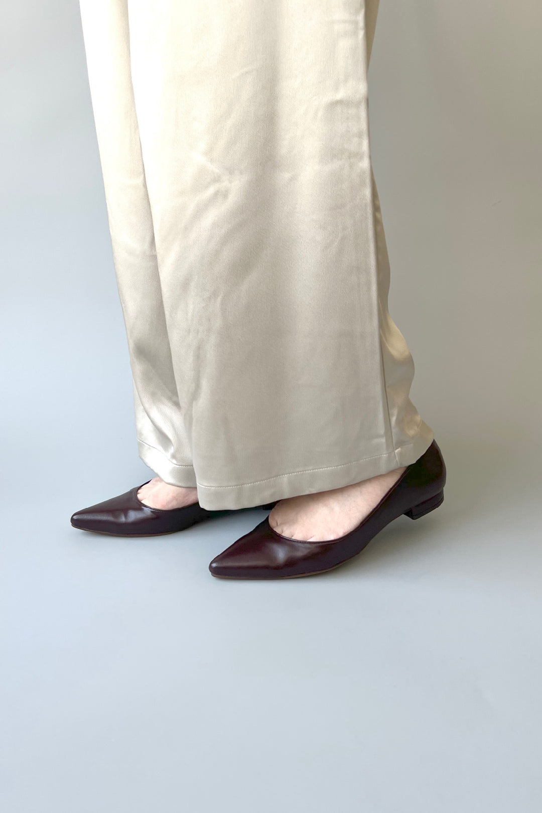 ロッタです♪ ロッタデザイン ポインテッドフラットバレエ made in japan｜LOTTADESIGN.