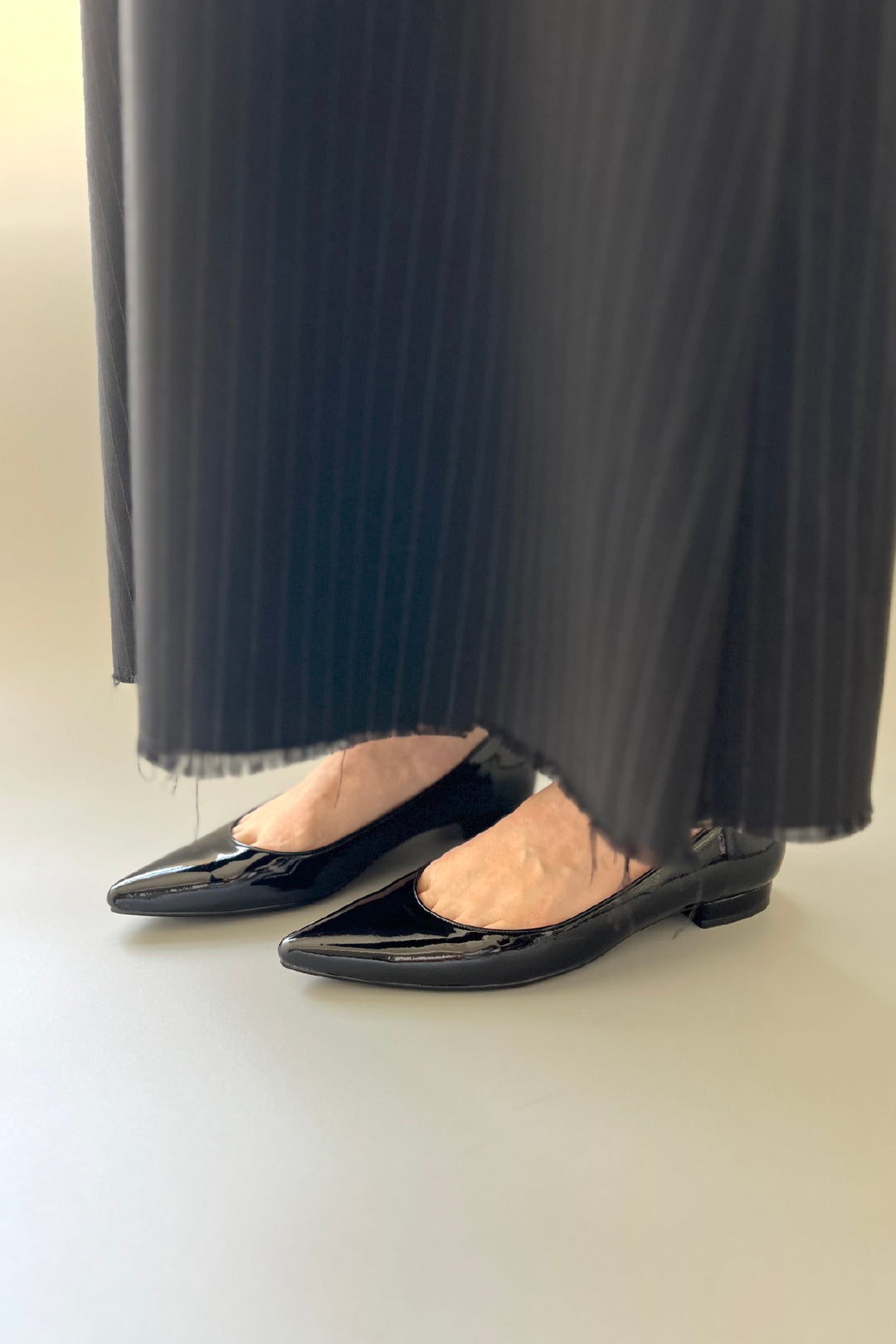 ロッタデザイン フラットパンプス ポインテッドトゥ made in