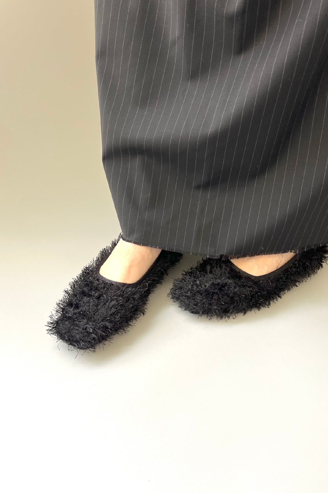 LOTTADESIGN オペラビジューバレエ　グレーベルベット　24.0 LOTTADESIGN オペラビジューバレエ グレーベルベット 24.0