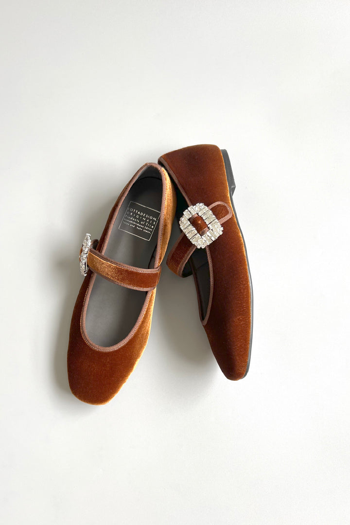 【PORTÉ】 Gathered Band Ballet <in-stock></in-stock>