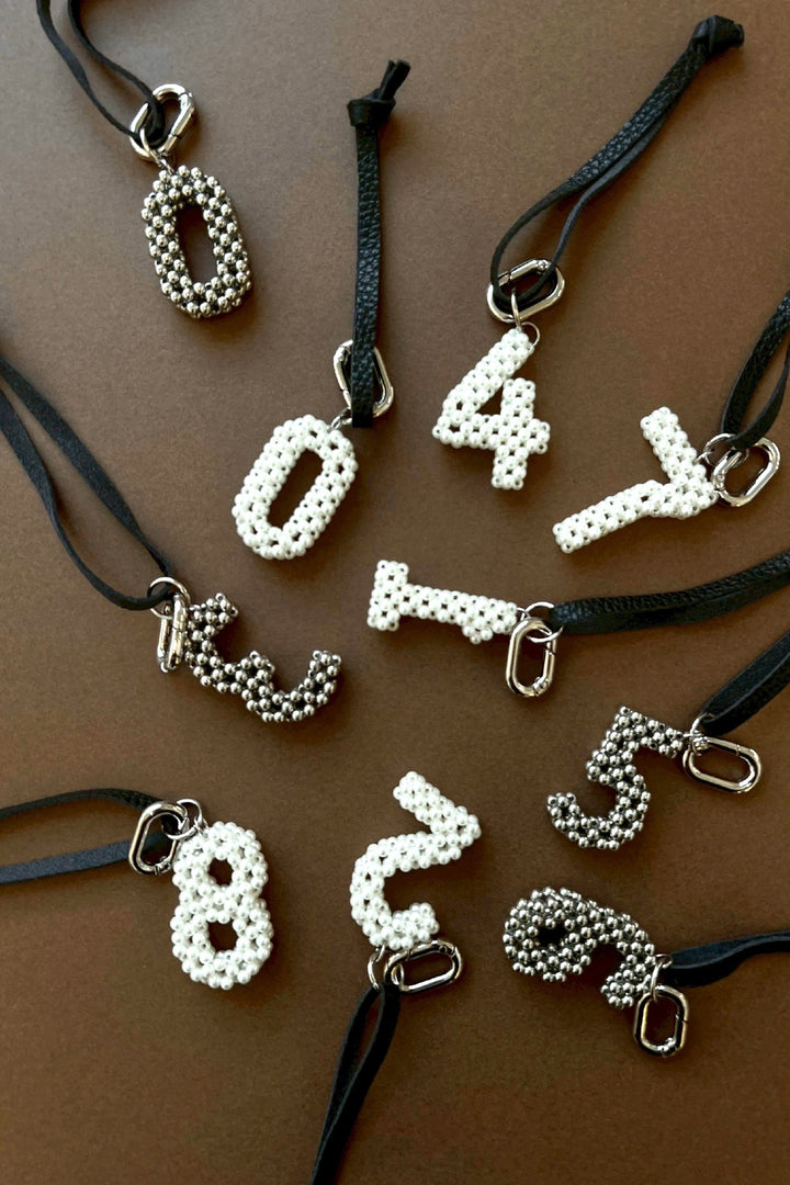 NUMBER BEADS CHARM