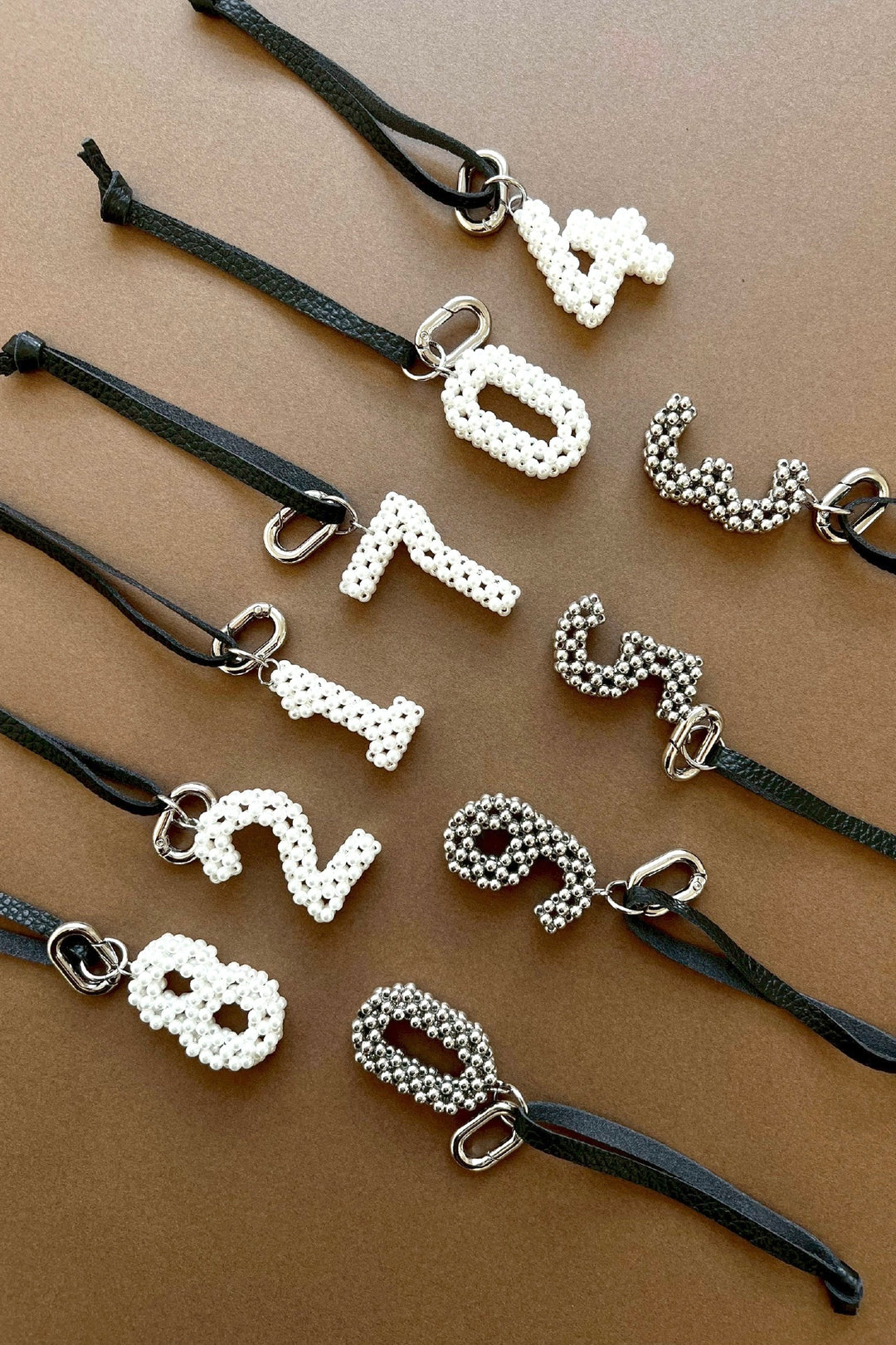 NUMBER BEADS CHARM