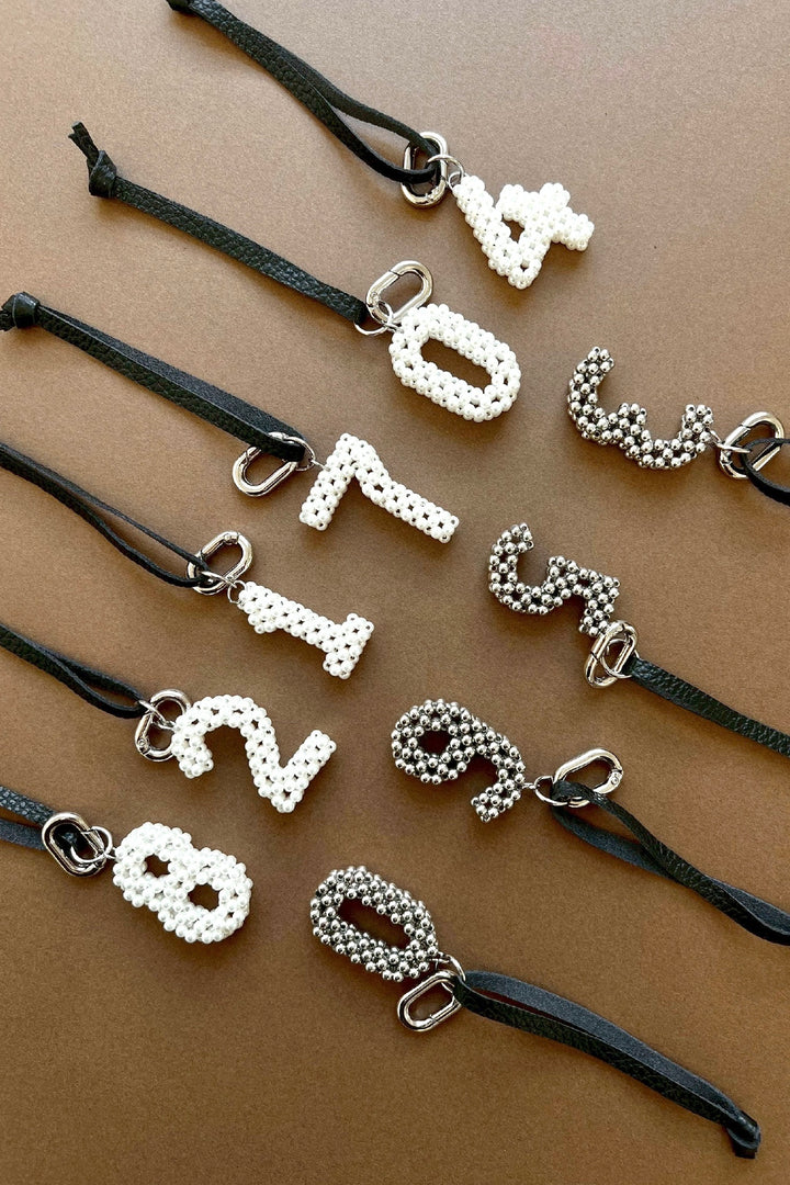 NUMBER BEADS CHARM