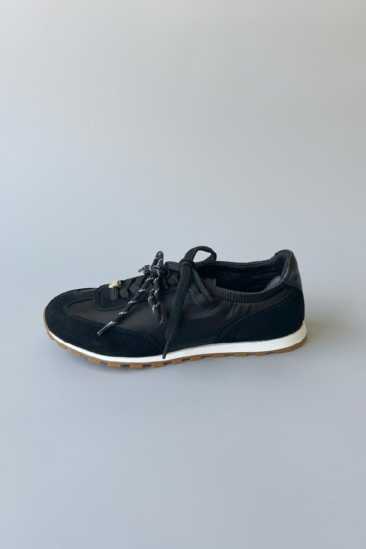 【SNOOK】〈Immediate Delivery〉Soft Double-Lace Sneakers ■Black/Beige