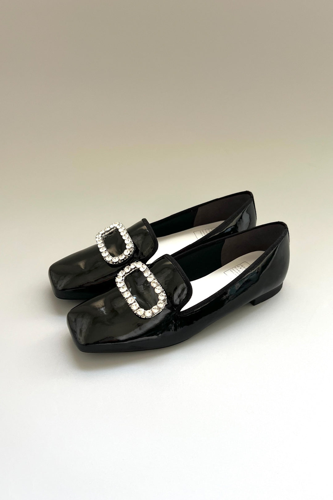 ロッタデザイン　オペラビジュー　ブラックエナメル　24.5 オペラビジューバレエ ［OPERA］ LOTTADESIGN.