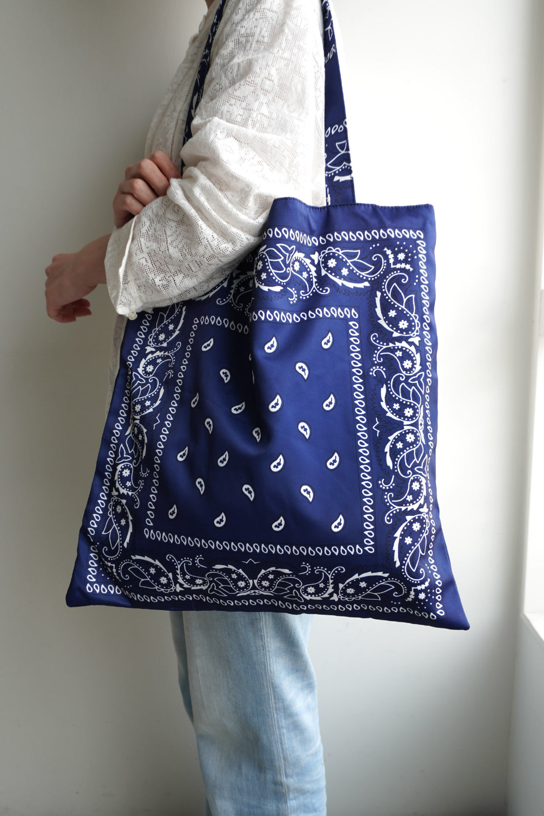 LAAMS バンダナ柄 トートバッグ LAAMS Bandana Utility Tote Bag