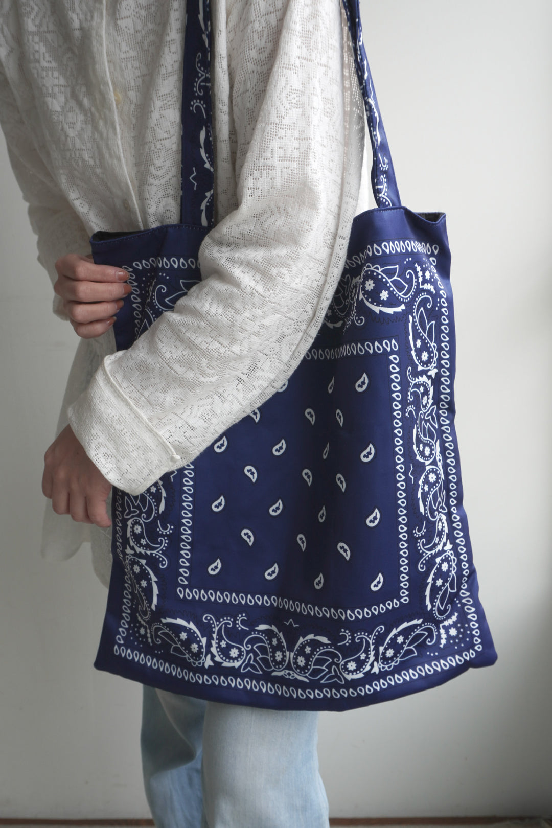 Bandana Satin Tote Bag