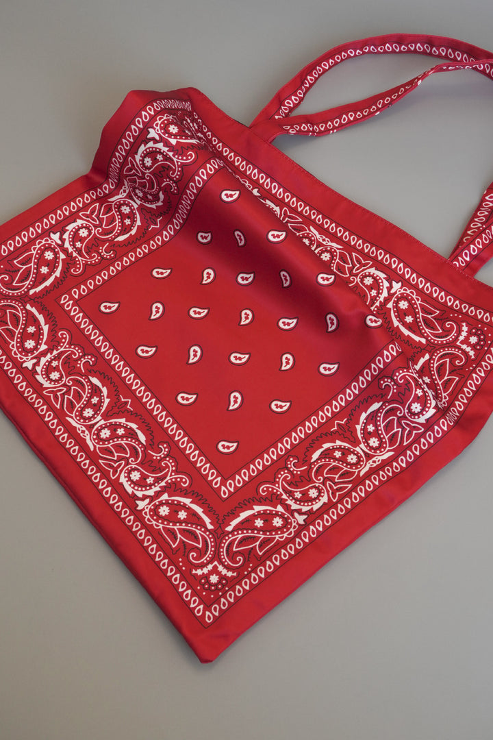 Bandana Satin Tote Bag