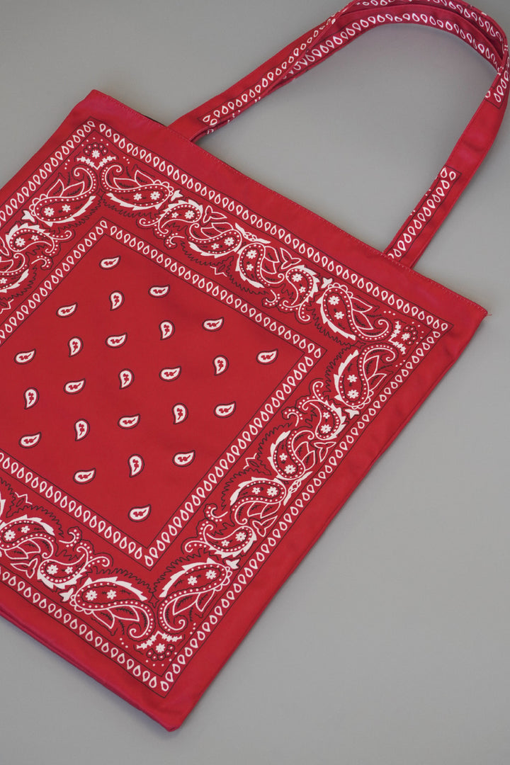 Bandana Satin Tote Bag